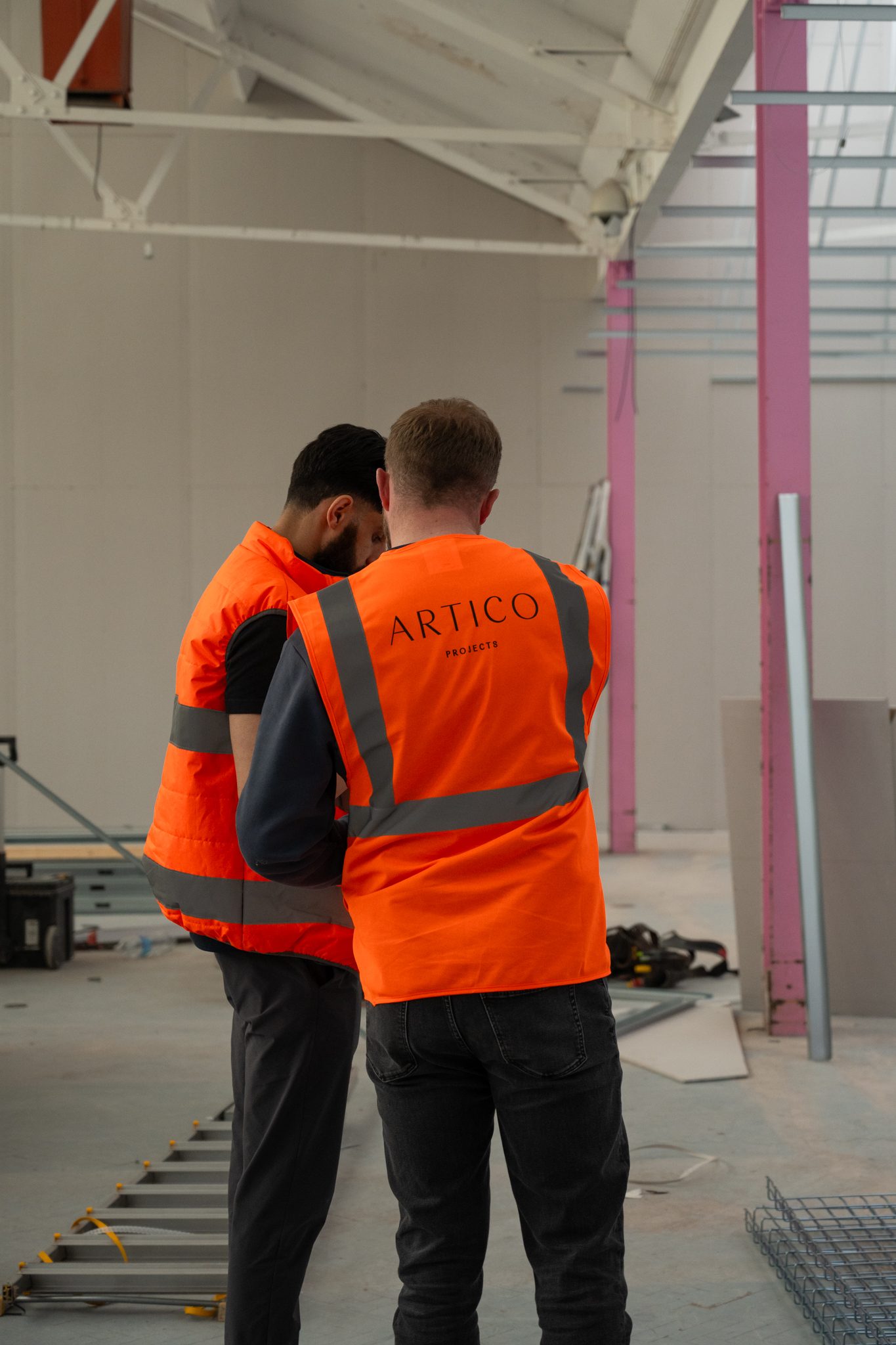 Artico Projects team on site